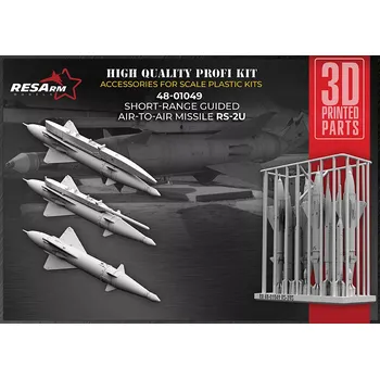 Plastikový model RESARM 1/48 RS-2U Air-to-Air guided missile (4 pcs.)