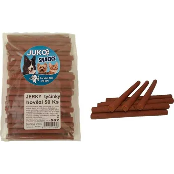 Pamlsek pro psa Jerky tyčinky Hovězí JUKO Snacks (50 ks)