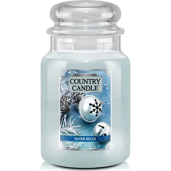 Svíčka Country Candle Vonná Svíčka Silver Bells (sójový vosk), 652 g