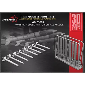 Plastikový model RESARM 1/48 HVAR H-V Aircraft Missile (8 pcs.)