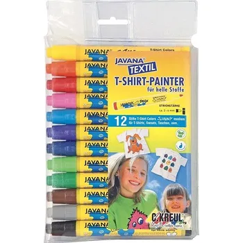 KREUL Javana Texi Max Medium Sunny na textil 2 - 4 mm, 12 barev