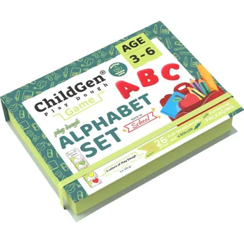 Dřevěná hračka Modelovací sada Abeceda