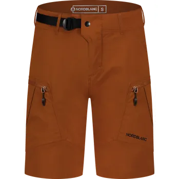 Pánské kraťasy Pánské outdoorové kraťasy NORBLANC PRECIPICE NBSPM8192 HNĚDÁ XL
