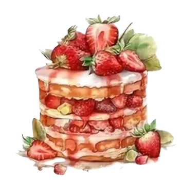 Nažehlovací obrázek - jahodové dobroty III (dva rozměry), Velikost: Malý