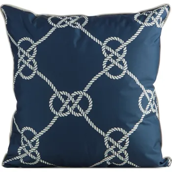 Polštář Dekorační vzorovaný venkovní polštář s výplní MARINE modrá 45x45 cm Mybesthome Polštář je již včetně vyjímatelné výplně.
