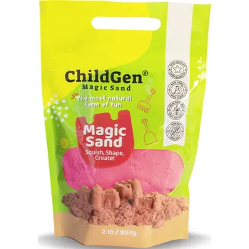 Dřevěná hračka Magický písek Pink