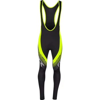 Cyklistické kalhoty FORCE Pánské kalhoty se šráky bez vložky FORCE F58, černo-fluo - XL