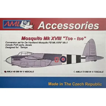 Plastikový model AML 1/48 Mosquito Mk.XVIII 'Tse-Tse' Conversion Set