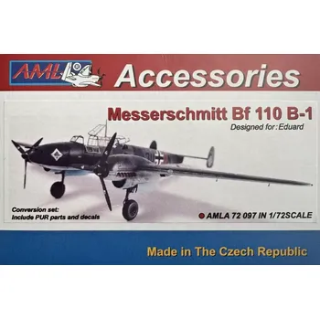 Plastikový model AML 1/72 Bf 110 B-1 Conversion set