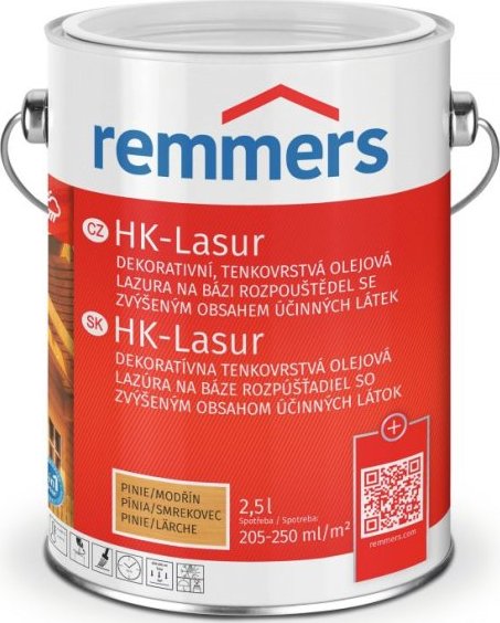 Remmers HK Lasur Barva: Salzgrüen / Solno-zelená, Objem: 5 l + sada lazurovacích štětců k 5l balení + sleva 5% přímo na eshopu