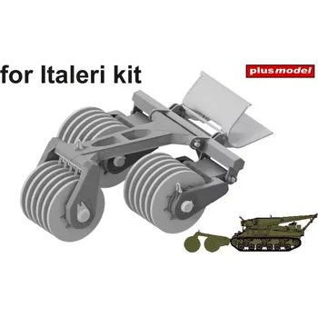 Plastikový model Plusmodel 1/35 U.S. Army T1E1 Mine exploder (ITALERI)