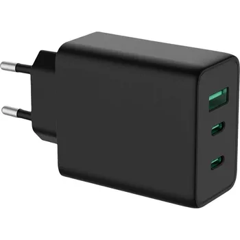 Mobilní telefon Value USB nabíječka, 1x USB A , 2x USB-C®, 65 W, Dodávka energie, černá