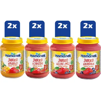 Hamánek Ovocný mix ve skle (6+) - 8 x 190 g