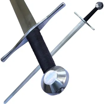 Replika zbraně Drakkaria SION, jednoruční meč, 14.-15. století, Full Tang, černý