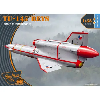 Plastikový model Clear Prop models 1/35 Tu-143 Reys photo reconnaissance ADVANCED