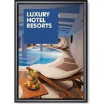 Klaprám A2, ostrý roh, profil 25 mm, barva RAL 9005 černá