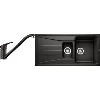 Granitový dřez Set RS Blanco Sona 6 S + Blanco Daras (bílá soft + bílá soft)