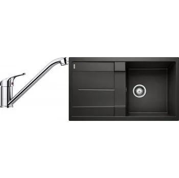 Kuchyňský dřez Set RS Blanco Metra 5 S + Blanco Daras (bílá soft + chrom)