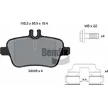 Sada brzdových destiček, kotoučová brzda BENDIX Braking BPD1084