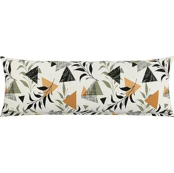 Povlečení POVLAK na relaxační polštář KREP Krémová,Oranžová,Šedá BX1001337 - 55x180 cm