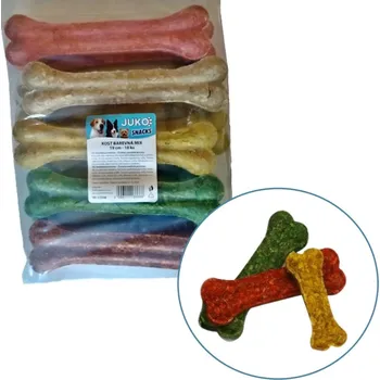 Pamlsek pro psa Kost barevná mix JUKO Snacks 19 cm (10 ks)