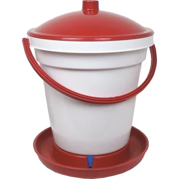 krmítko pro hospodářská zvířata TOPTRADE napáječka plastová, kbelíková, s plovákem, pro slepice, 18 l (TOPTRADE napáječka plastová, kbelíková, s plovákem, pro slepice, 18 l)