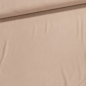 Bavlněný úplet UNI 2901 0948, jednobarevný mocca / kávový, š.185cm (látka v metráži)