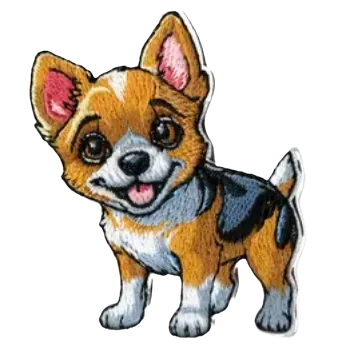 Nášivka Nažehlovací nášivka - štěně VII (7,1 x 6,5 cm)