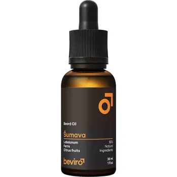 Péče o vousy Beviro. Beard Oil Šumava 30 ml - Vyživující olej na vousy s vůní Šumavy