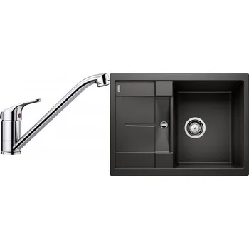 Granitový dřez Set RS Blanco Metra 45 S Compact + Blanco Daras (antracit + chrom)