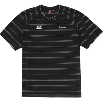 Pánské tričko Supreme Umbro Stripe Soccer Jersey Black Velikost: XL
