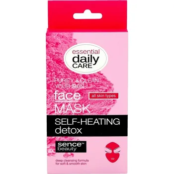 Pleťová maska Maxbrands Merketing Sencebeauty Maska na obličej Self-Heating Detox 2 x 6g