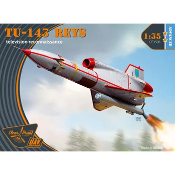 Plastikový model Clear Prop models 1/35 Tu-143 Reys TV reconnaissance ADVANCED