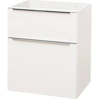 Koupelnový nábytek Mereo Mereo, Mailo, koupelnová skříňka 61 cm, bílá, dub, antracit, CN510S