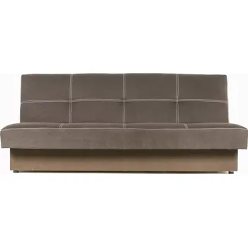 Pohovka Pohovka Oskar II, šedá (sawana 21/bílé šití)