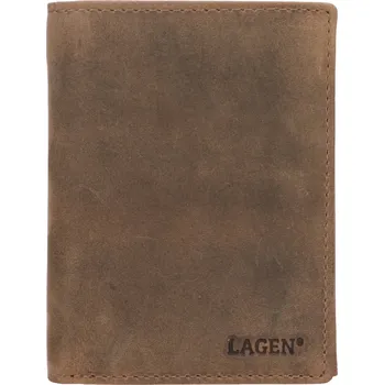 Peněženka Pánská kožená peněženka Lagen Malom - hnědá