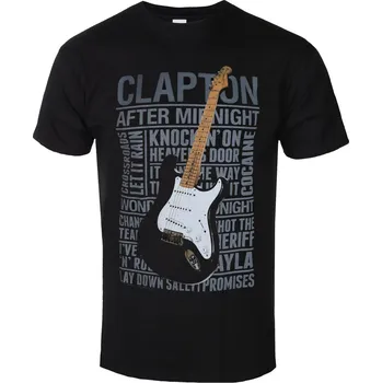 Pánské tričko Tričko metal pánské Eric Clapton - Songs - LOW FREQUENCY - EC002TS - M