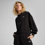 Puma WARDROBE ESS RELAXED CROPPED HOODIE TR Dámská mikina M 629746-01