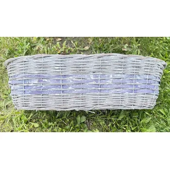 Truhlík Proutěný truhlík Šedý