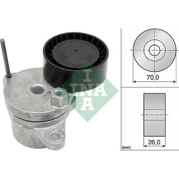 Napínák, žebrovaný klínový řemen Schaeffler INA 534 0649 10