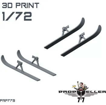 Plastikový model 77PROPELLER 1/72 Avia BH-10 skis (KPM)
