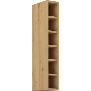 Nábytek Horní policová skříňka, dub artisan, LULA 15 G-90 OTW