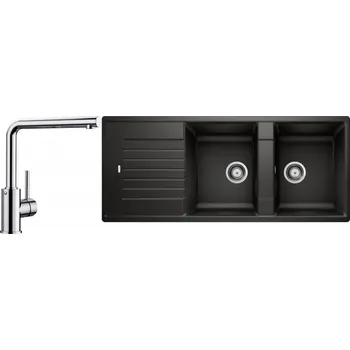 Kuchyňský dřez Set RS Blanco Zia 8 S + Blanco Mila (antracit + chrom)