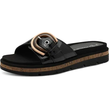 Dámské pantofle DÁMSKÉ PANTOFLE MARCO TOZZI 2-27404-44 018 ČERNÁ Barva: Černá, Velikost: 37