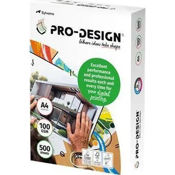 Papír pro tiskárny Xerografický papír, pro digitální tisk, A4, 100 g, 500 listů, PRO-DESIGN PRDES100X439(441)