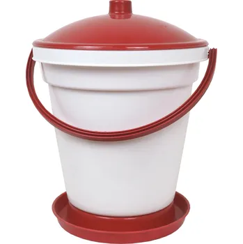 krmítko pro hospodářská zvířata TOPTRADE napáječka plastová, kbelíková, s plovákem, pro kuřata, 18 l (TOPTRADE napáječka plastová, kbelíková, s plovákem, pro kuřata, 18 l)