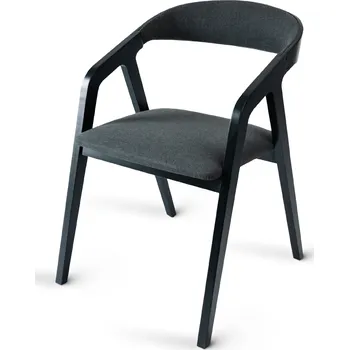 Jídelní židle NábytekProNás Jídelní židle křesílko FRAME SOFT - černá (buk)