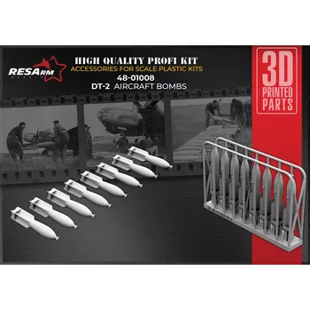 Plastikový model RESARM 1/48 DT-2 50kg bomb (8 pcs.)