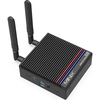 Stolní počítač Mini PC MINIX Z150-0dB, Intel N150, 8GB RAM, 256GB SSD, 2*HDMI 4K, WiFi 6, Bluetooth 5.2, USB-C, USB 3.2, USB 2.0, RJ45, audio jack, 2*WiFi antény