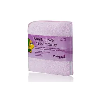 Koupací žínky, růžová - 4ks